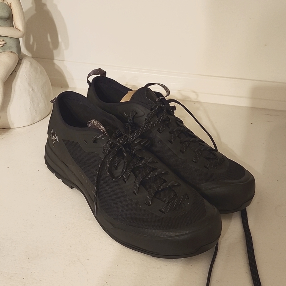 Arc'teryx black hiking shoes